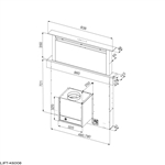 Máy Hút Mùi Âm Bàn Malloca LIFT-K6008